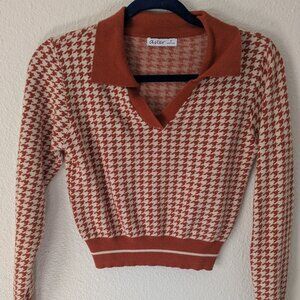 Collard Retro Sweater